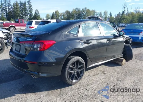2023 Honda Civic Sport из США, поврежденный, VIN 2HGFE2F55PH549145